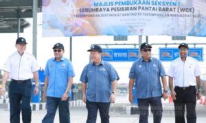 Tol percuma di Seksyen 1 WCE selama sebulan .